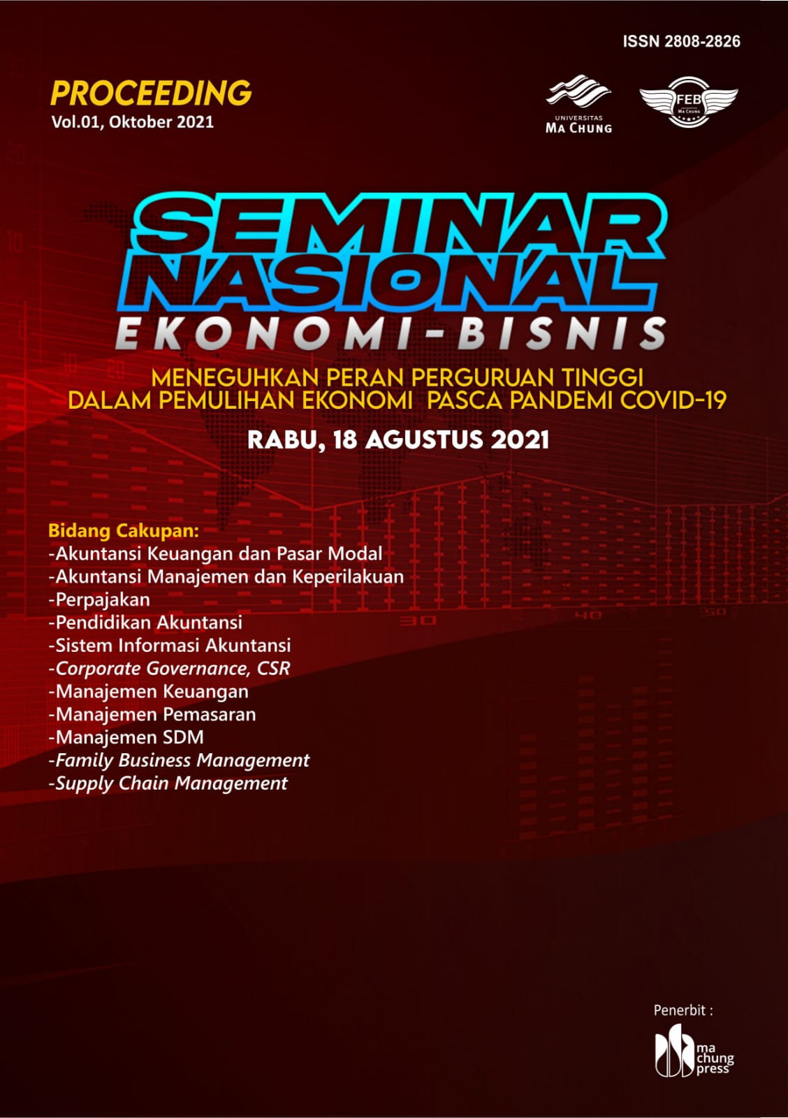 					View Vol. 1 (2021): Prosiding Seminar Nasional Ekonomi dan Bisnis
				