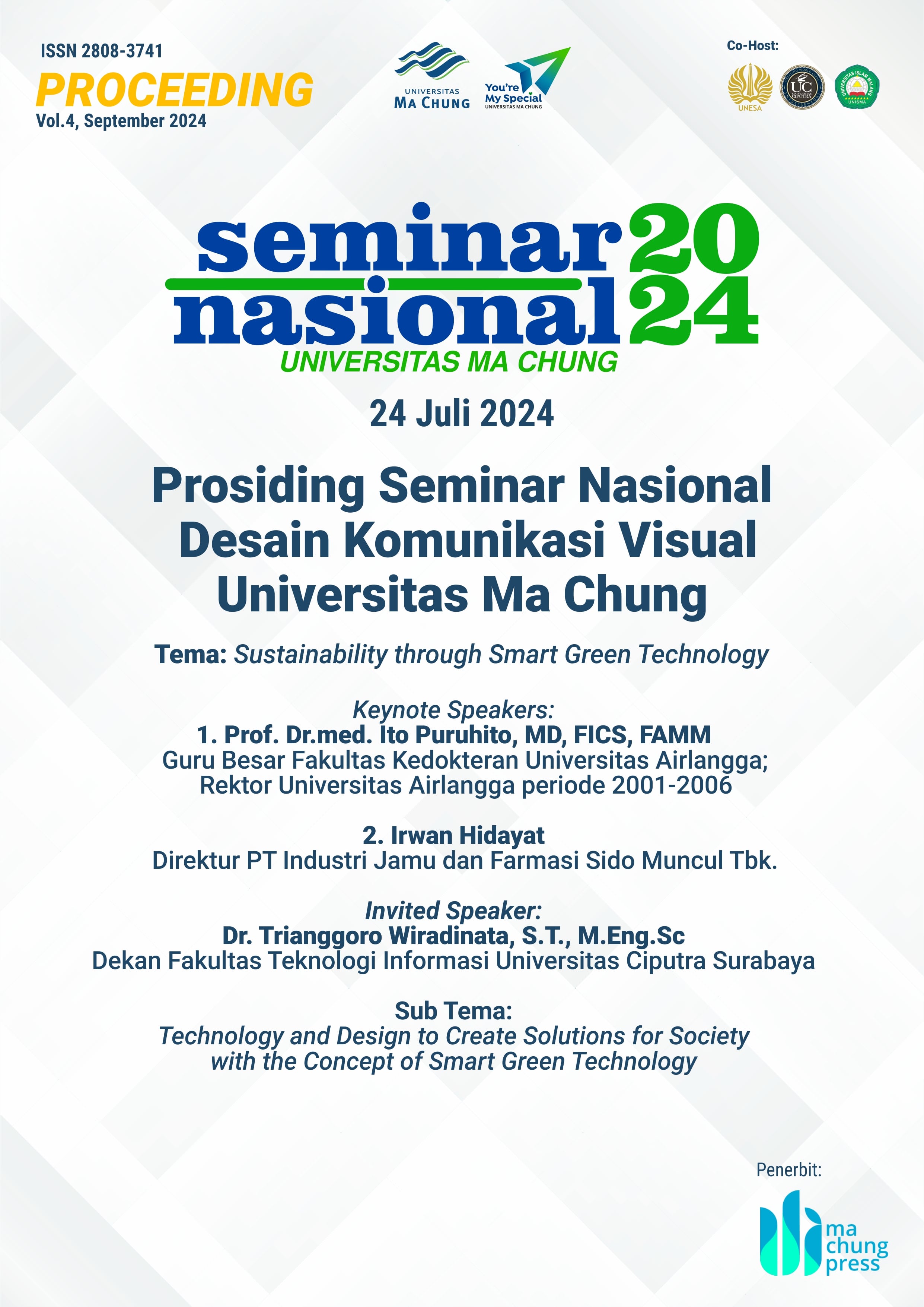 					View Vol. 4 (2024): Prosiding SENAM 2024: Seminar Nasional Desain Komunikasi Visual Universitas Ma Chung
				